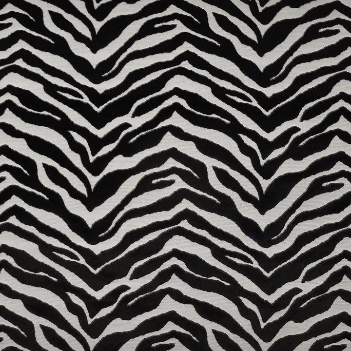 Gambia # 332 Zebra by Maxwell Fabric COLOR WAVES-DOMINO EFFECT 72% VISCOSE/23% POLYESTER 5% COTTON BELGIUM V-13.5"H-13.75" 54" - Fabric Carolina -