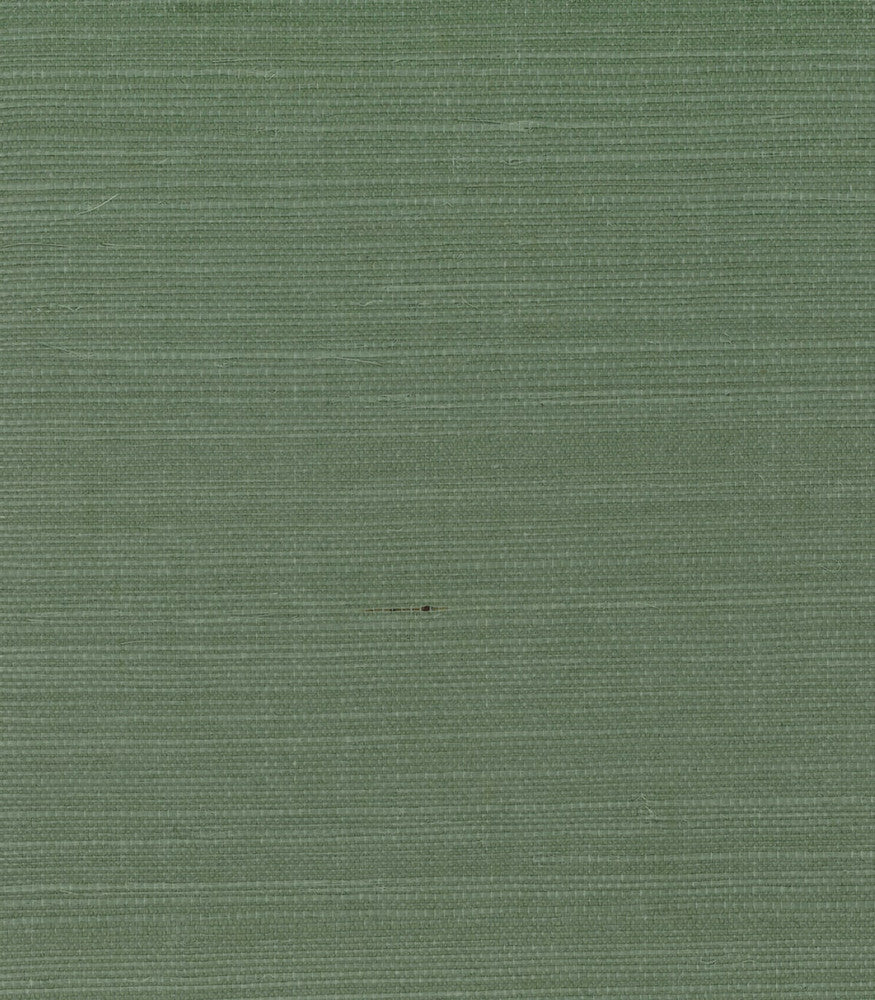 Sisal Lichen Green by Seabrook Wallpaper Pelican Grasscloth China 72 0" 36" - Fabric Carolina -