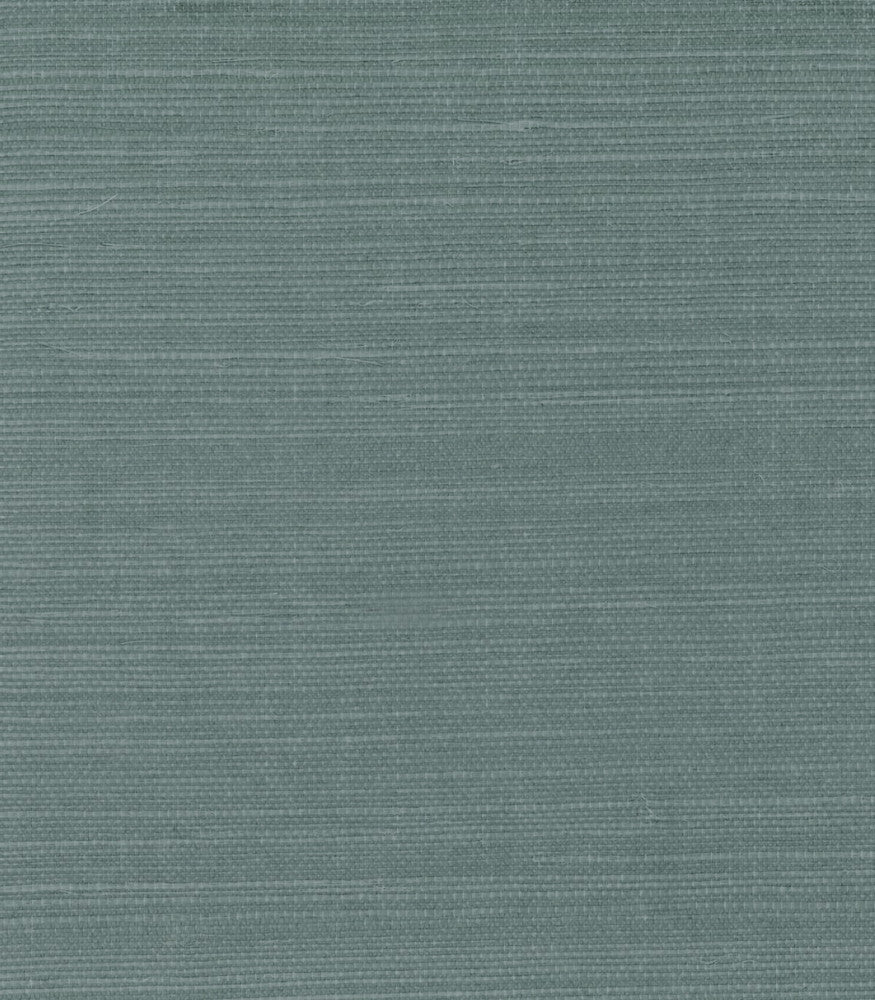 Sisal Smoke Green by Seabrook Wallpaper Pelican Grasscloth China 72 0" 36" - Fabric Carolina -