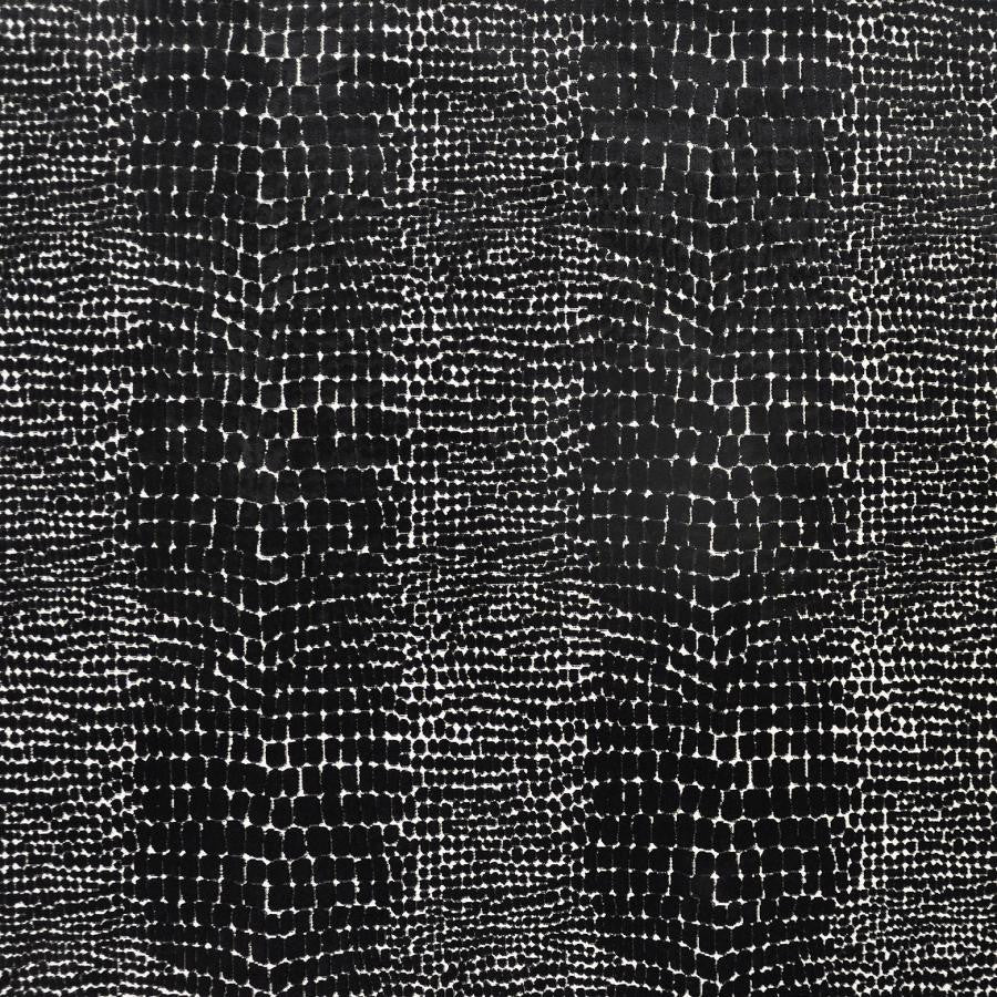 Grand Cayman # 328 Lacquer by Maxwell Fabric Color Waves-Domino Effect 72% VISCOSE/23% POLYESTER 5% COTTON BELGIUM V-11.25"H-13.75" 54" - Fabric Carolina -