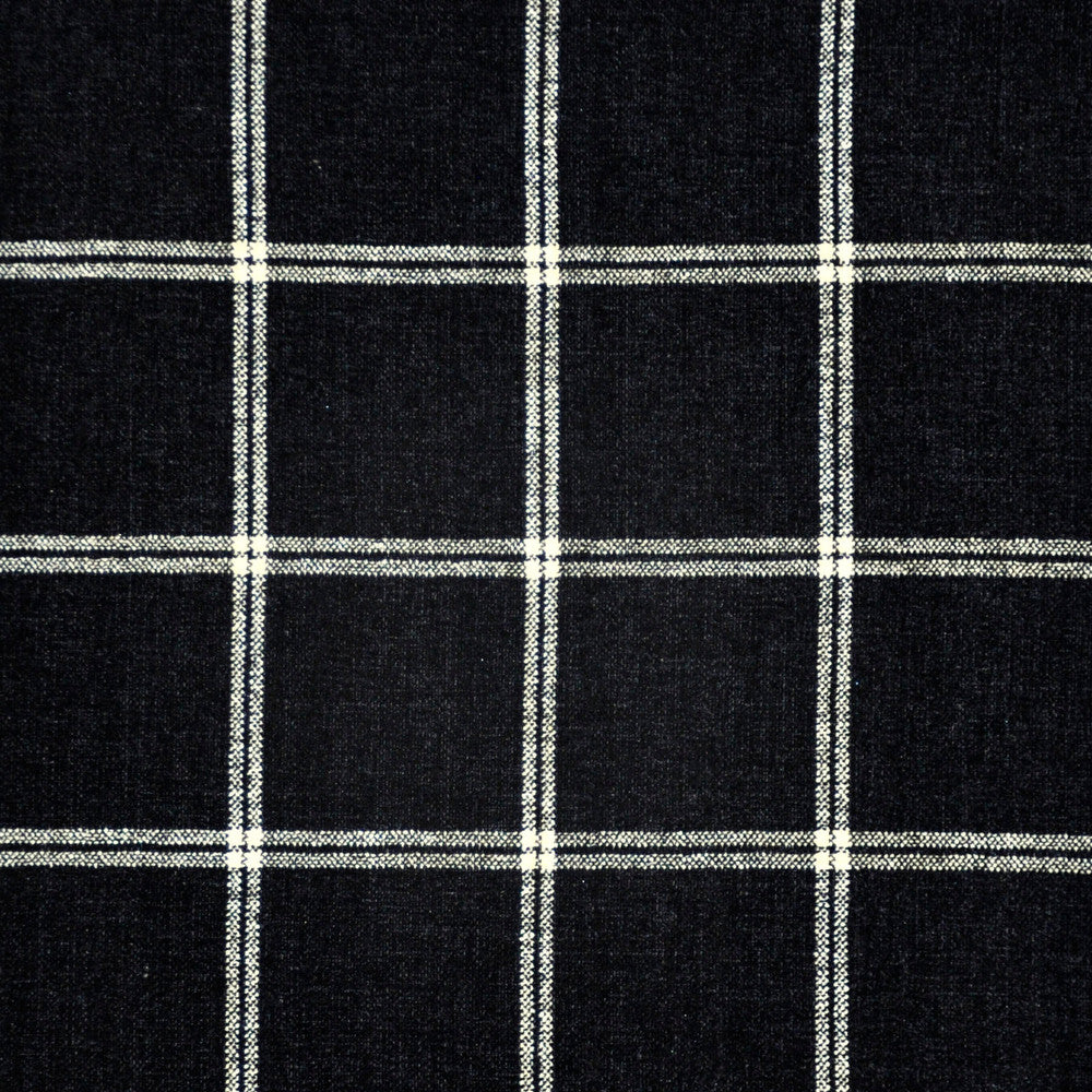 Gordon # 434 Caviar by Maxwell Fabric MENSWEAR-PLAIDS & CHECKS 100% POLYESTER INDIA See sample </p><p>Repeat: Horizontal: 3.5" and Vertical: 3.5" 54" - Fabric Carolina -