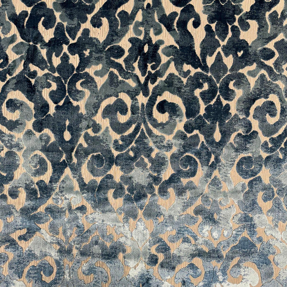 Ghent Adriatic by Magnolia Fabric - 52% Polyester, 48% Viscose India 55,000 WYZ Horizontal: 14 and Vertical: 31 54 - Fabric Carolina -