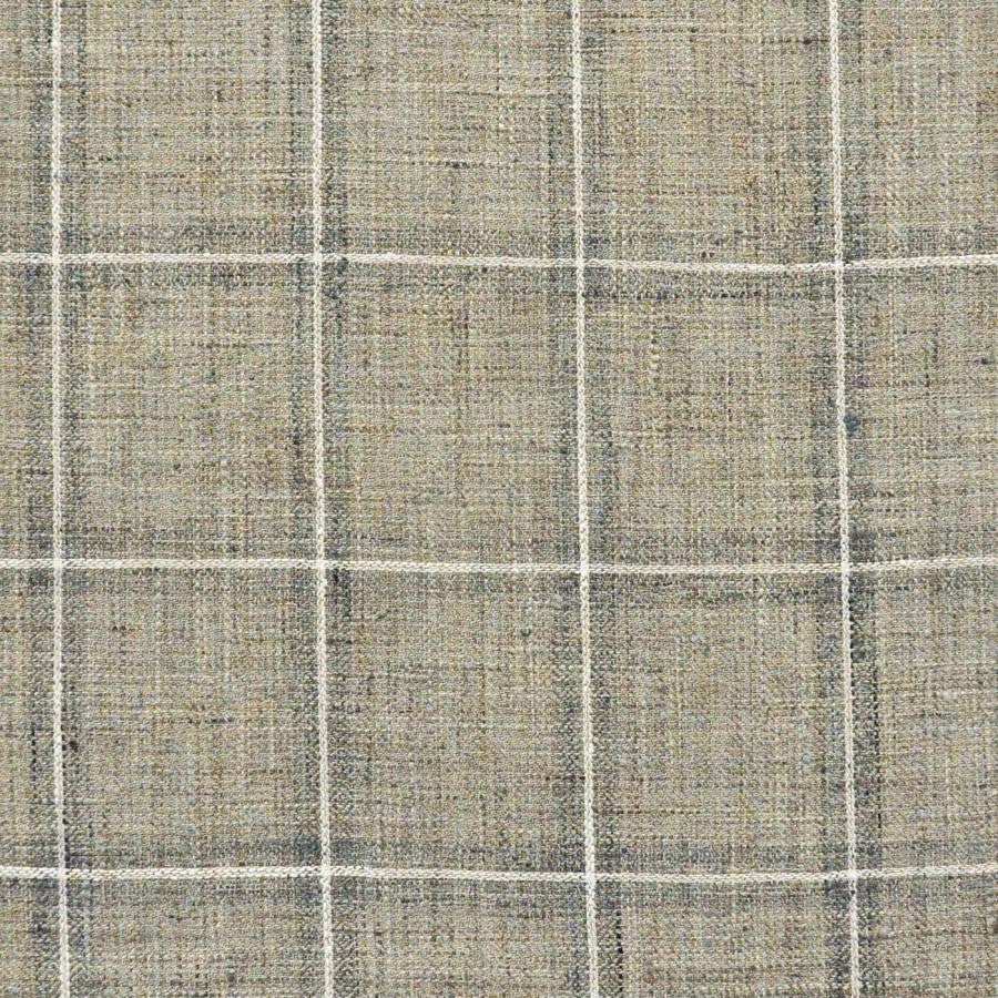 Gridiron # 645 Shark by Maxwell Fabric Stripes & Checks Ii 100% POLYESTER INDIA V-4"H-3.37" 54" - Fabric Carolina -