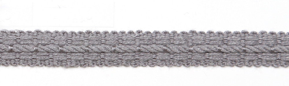 Le Lin Braid 1/2" Battleship by Europatex Fabric Le Lin Collection 63% Linen, 37% Rayon China Horizontal: N/A and Vertical: N/A 1/2" - Fabric Carolina -