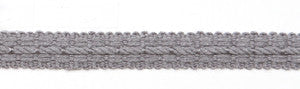 Le Lin Braid 1/2" Battleship by Europatex Fabric