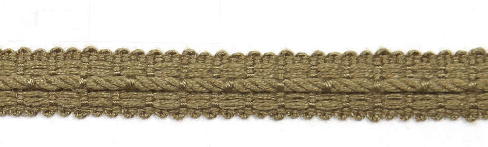 Le Lin Braid 1/2" Bayleaf by Europatex Fabric Le Lin Collection 63% Linen, 37% Rayon China Horizontal: N/A and Vertical: N/A 1/2" - Fabric Carolina -