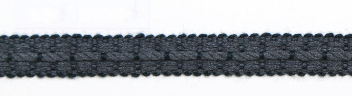 Le Lin Braid 1/2" Blueberry by Europatex Fabric Le Lin Collection 63% Linen, 37% Rayon China Horizontal: N/A and Vertical: N/A 1/2" - Fabric Carolina -