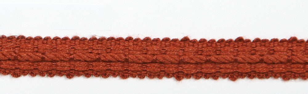 Le Lin Braid 1/2" Coral by Europatex Fabric Le Lin Collection 63% Linen, 37% Rayon China Horizontal: N/A and Vertical: N/A 1/2" - Fabric Carolina -