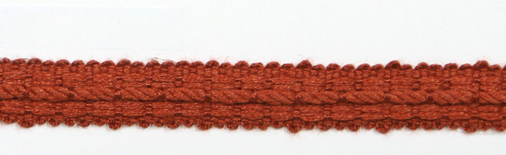 Le Lin Braid 1/2" Coral by Europatex Fabric Le Lin Collection 63% Linen, 37% Rayon China Horizontal: N/A and Vertical: N/A 1/2" - Fabric Carolina -