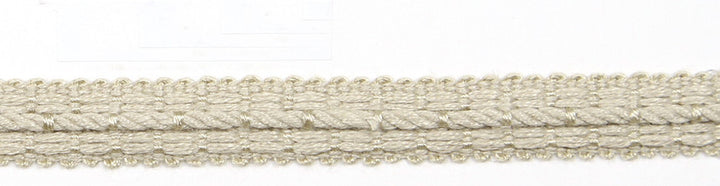 Le Lin Braid 1/2" Moonlight by Europatex Fabric Le Lin Collection 63% Linen, 37% Rayon China Horizontal: N/A and Vertical: N/A 1/2" - Fabric Carolina -