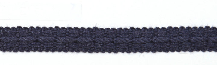 Le Lin Braid 1/2" Navy by Europatex Fabric Le Lin Collection 63% Linen, 37% Rayon China Horizontal: N/A and Vertical: N/A 1/2" - Fabric Carolina -