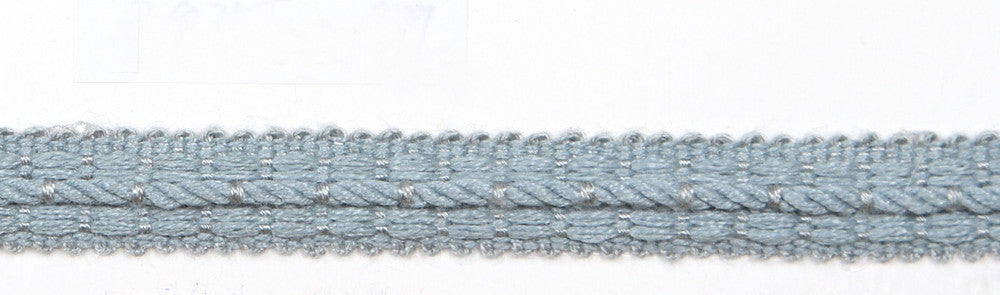 Le Lin Braid 1/2" Sky by Europatex Fabric Le Lin Collection 63% Linen, 37% Rayon China Horizontal: N/A and Vertical: N/A 1/2" - Fabric Carolina -