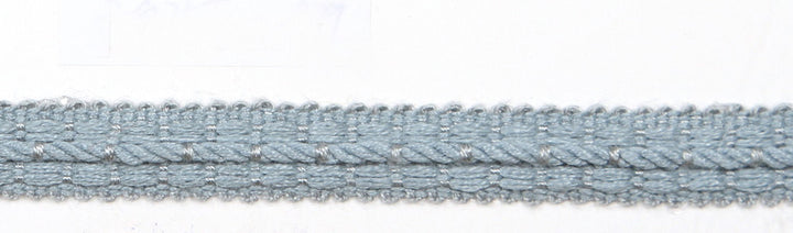 Le Lin Braid 1/2" Sky by Europatex Fabric Le Lin Collection 63% Linen, 37% Rayon China Horizontal: N/A and Vertical: N/A 1/2" - Fabric Carolina -
