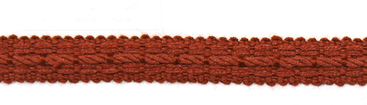Le Lin Braid 1/2" Spice by Europatex Fabric Le Lin Collection 63% Linen, 37% Rayon China Horizontal: N/A and Vertical: N/A 1/2" - Fabric Carolina -
