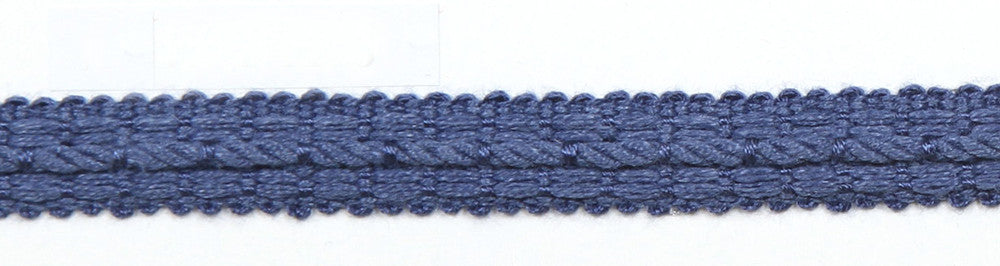 Le Lin Braid 1/2" Twighlight by Europatex Fabric Le Lin Collection 63% Linen, 37% Rayon China Horizontal: N/A and Vertical: N/A 1/2" - Fabric Carolina -
