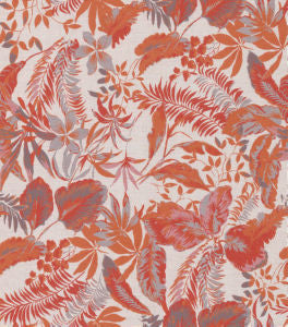 Giverny Orange 25 by Norbar Designer Fabric SUNTASTIC 100% ACRYLIC GERMANY 24 1/4"V 27 1/2"H 54 - Swanky Fabrics -
