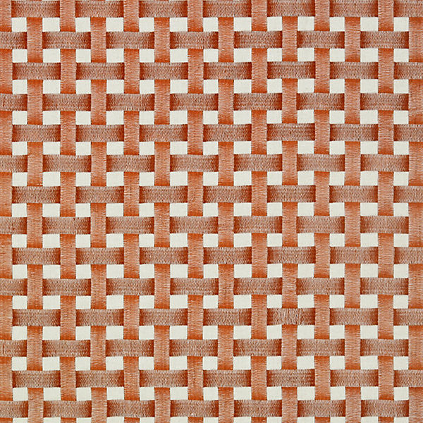 Grillwork/Rust 1965-002 by Grey Watkins Fabric STOCKED AT SCALAMANDRE WAREHOUSE 55% LINEN|45% COTTON INDIA MEDIUM DUTY Horizontal: 4" and Vertical: 4" 54" - Fabric Carolina -