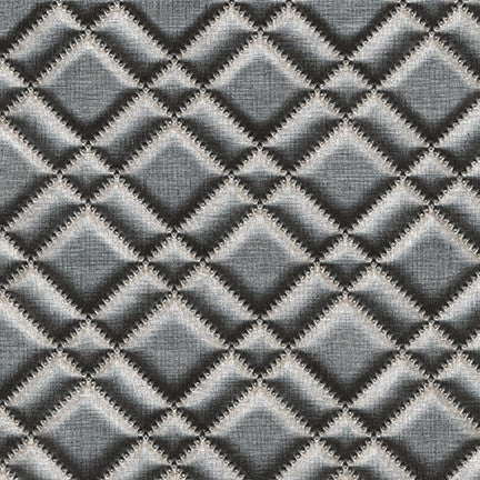 Gentry-Nj # 362 Silver by Maxwell Fabric Memos Only-Coated Fabrics FACE: 100% POLYURETHANE
BACKING:100% POLYESTER KOREA 52" - Fabric Carolina -