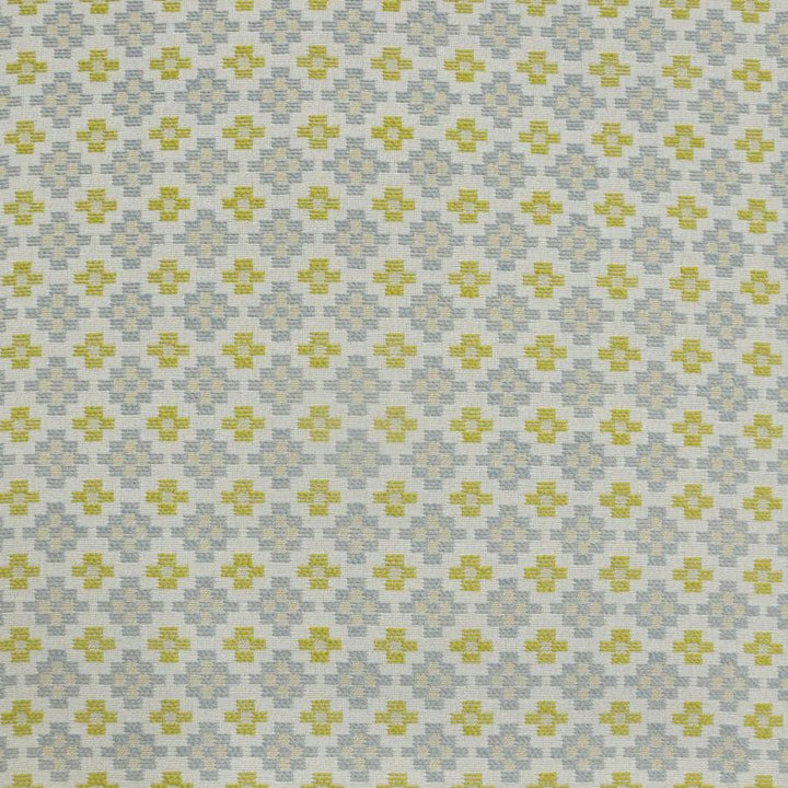 Groundplan # 953 Budgie by Maxwell Fabric Performance Wovens-Vol. Vi Peachtree 81% UV POLYESTER 19% UV RECYCLED POLYESTER USA V-1.9" H-1.3" 56.5" - Fabric Carolina -