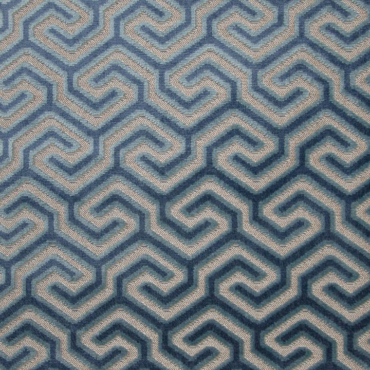 Garola # 605 Sapphire by Maxwell Fabric Performance Cut Velvets 48% POLYESTER
47% VISCOSE
5% COTTON BELGIUM V-5.0"H-3.4" 55" - Fabric Carolina -