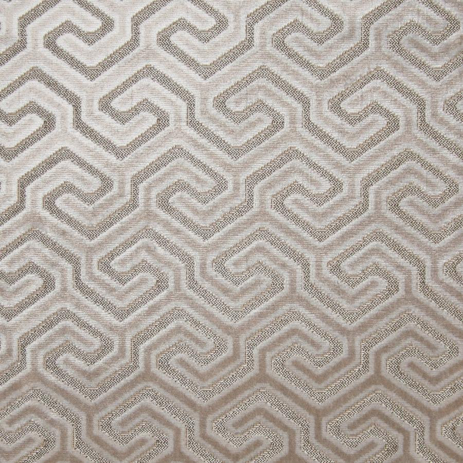 Garola # 624 Oyster by Maxwell Fabric Performance Cut Velvets 48% POLYESTER
47% VISCOSE
5% COTTON BELGIUM V-5.0"H-3.4" 55" - Fabric Carolina -
