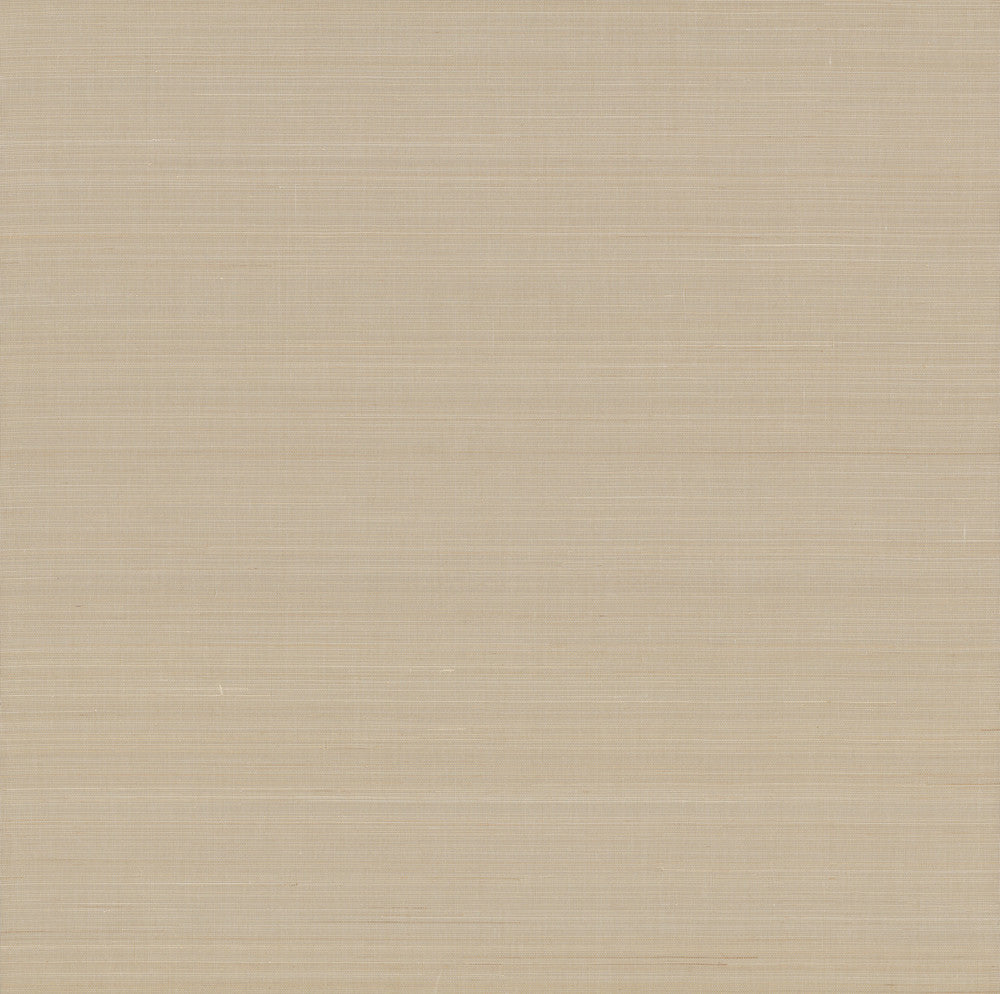Abaca Weave Beige Wallpaper by Ronald Redding Grasscloth & Natural Resource Covers about 72 square feet 36-in by 24-ft long roll Unpasted 0 - Fabric Carolina -
