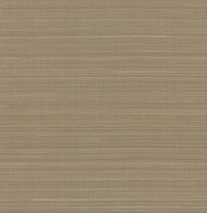 Abaca Weave Brown Wallpaper by York Wallcoverings