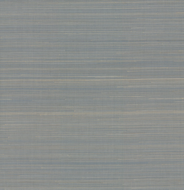 Abaca Weave Blue Wallpaper by York Wallcoverings Grasscloth II Covers about 72 square feet 36-in by 24-ft long roll Unpasted 0 - Fabric Carolina -