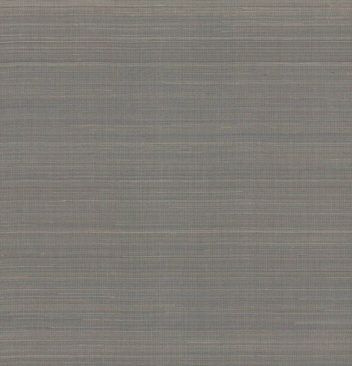 Abaca Weave Charcoal Wallpaper by Ronald Redding Grasscloth & Natural Resource Covers about 72 square feet 36-in by 24-ft long roll Unpasted 0 - Fabric Carolina -