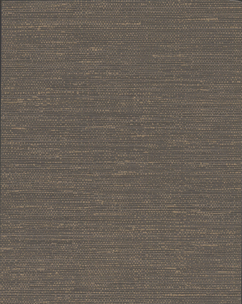 Essence Brown Metallic Wallpaper by York Wallcoverings Grasscloth Resource Library Covers about 60.8 square feet 27-in by 27-ft long roll Unpasted 0 - Fabric Carolina -