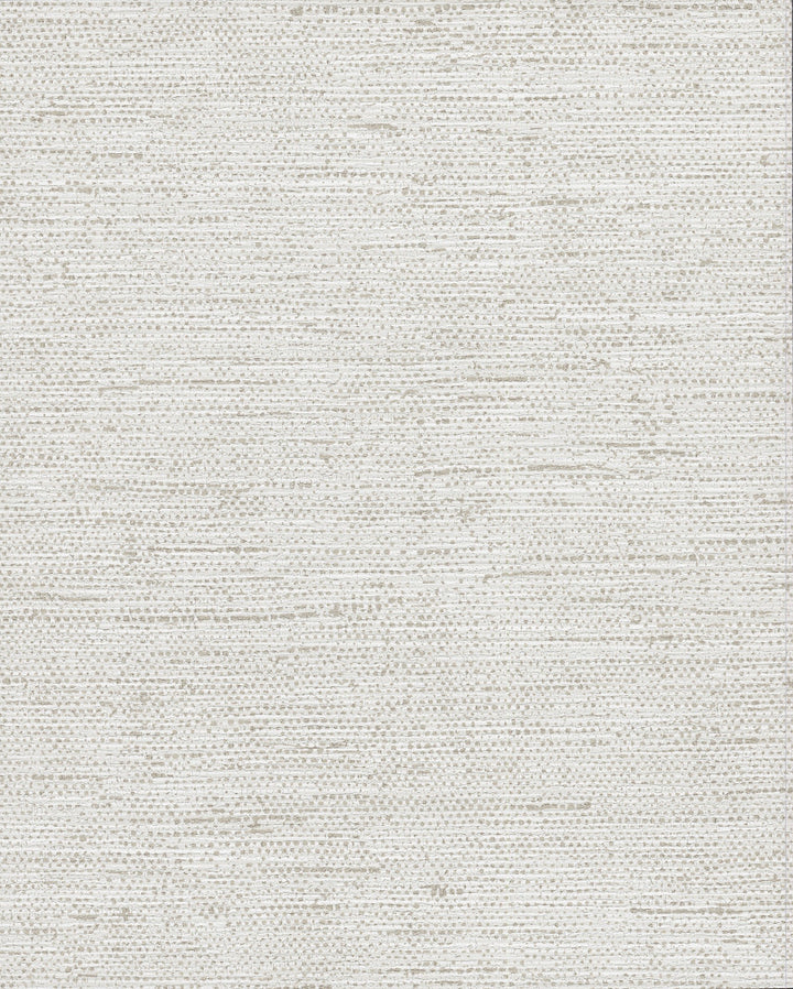 Essence White Metallic Wallpaper by York Wallcoverings Grasscloth Resource Library Covers about 60.8 square feet 27-in by 27-ft long roll Unpasted 0 - Fabric Carolina -