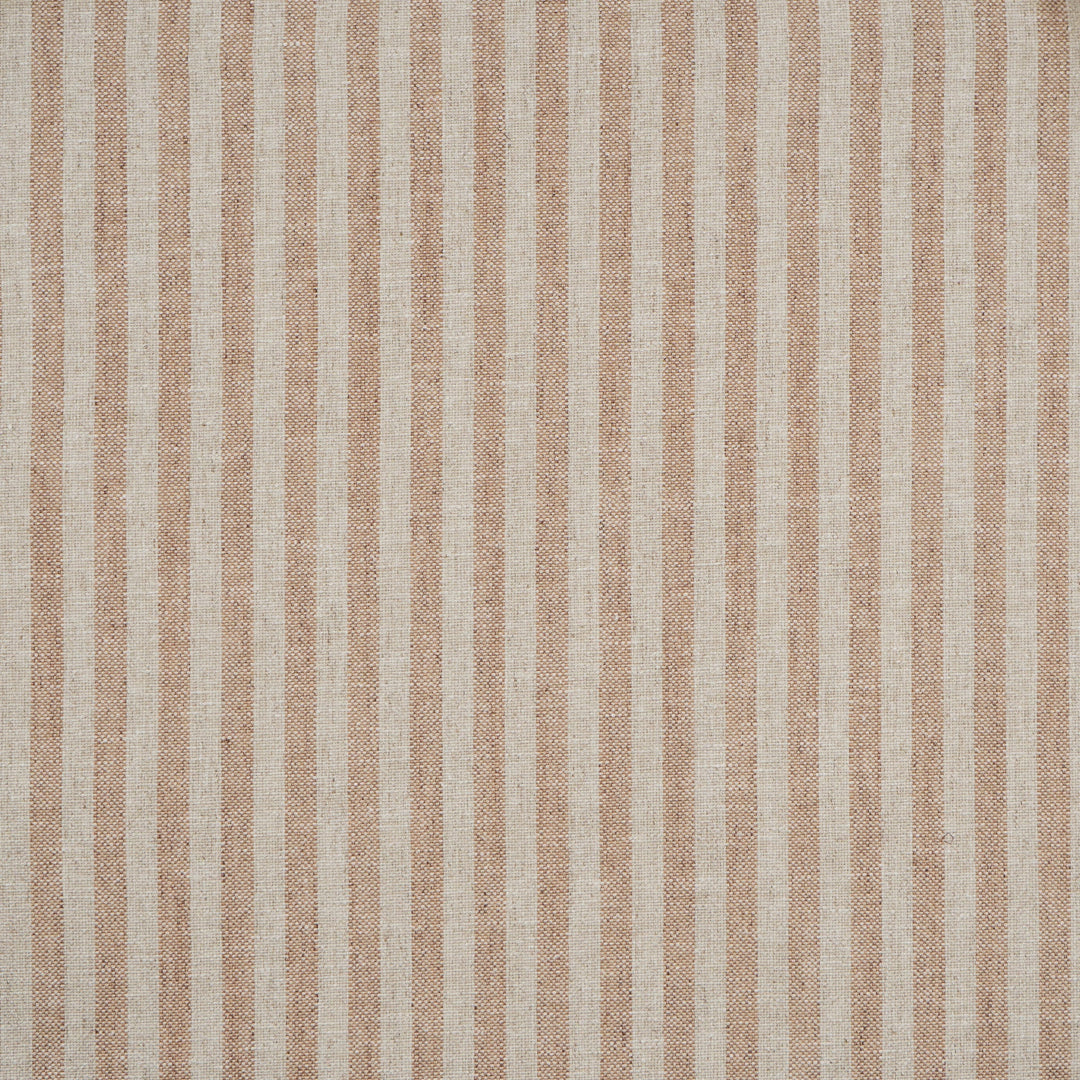 Glenbrook # 731 Clay by Maxwell Designer Fabric Stripes & Checks Iv 68% POLYESTER 24% COTTON 8% LINEN INDIA H-1" 54.5" - Swanky Fabrics -