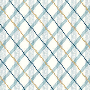 Gleam 1 Blue by Stout Fabric