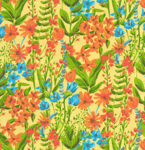 Glover Buttercup by Norbar Fabric SUNRISE 100% SPUN POLYESTER TAIWAN 25 1/8"V 26 7/8"H 54 - Fabric Carolina -