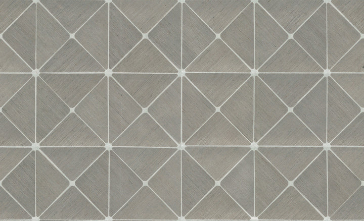 Dazzling Diamond Sisal Grasscloth Grey Wallpaper by York Wallcoverings Geometric Resource Library Covers about 72 square feet 36-in by 24-ft long roll Unpasted 6 - Fabric Carolina -