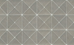 Dazzling Diamond Sisal Grasscloth Grey Wallpaper by York Wallcoverings