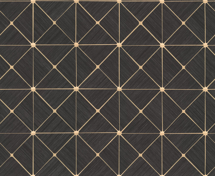 Dazzling Diamond Sisal Grasscloth Gold Wallpaper by York Wallcoverings Geometric Resource Library Covers about 72 square feet 36-in by 24-ft long roll Unpasted 6 - Fabric Carolina -
