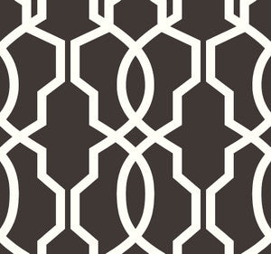 Hourglass Trellis White Wallpaper by York Wallcoverings