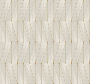 On an Angle Grey Wallpaper by York Wallcoverings