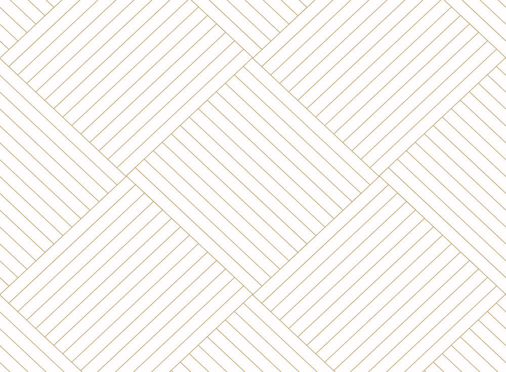 Twisted Tailor Gold Wallpaper by York Wallcoverings Geometric Resource Library Covers about 60.8 square feet 27-in by 27-ft long roll Prepasted 25.25 - Fabric Carolina -