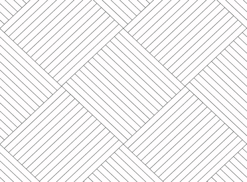 Twisted Tailor White Wallpaper by Inspired by Color Black & White, III Covers about 60.8 square feet 27-in by 27-ft long roll Prepasted 25.25 - Fabric Carolina -