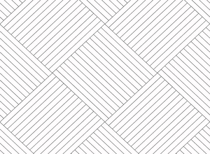 Twisted Tailor White Wallpaper by Inspired by Color Black & White, III Covers about 60.8 square feet 27-in by 27-ft long roll Prepasted 25.25 - Fabric Carolina -