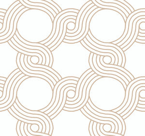 The Twist Gold Wallpaper by York Wallcoverings