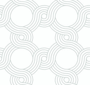 The Twist Grey Wallpaper by York Wallcoverings