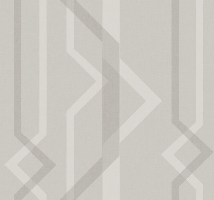 Shape Shifter Grey Wallpaper by York Wallcoverings Geometric Resource Library Covers about 60.8 square feet 27-in by 27-ft long roll Prepasted 25.25 - Fabric Carolina -