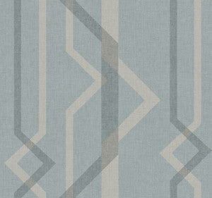 Shape Shifter Blue Wallpaper by York Wallcoverings