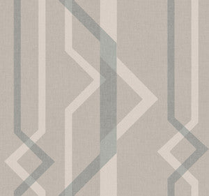 Shape Shifter Beige Wallpaper by York Wallcoverings