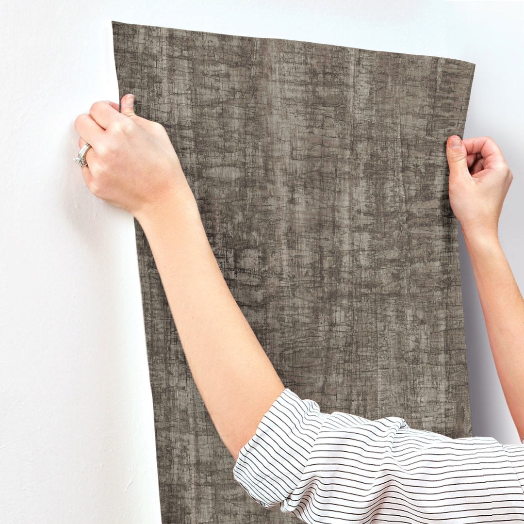 Monteverde Black Wallpaper by York Wallcoverings Designer