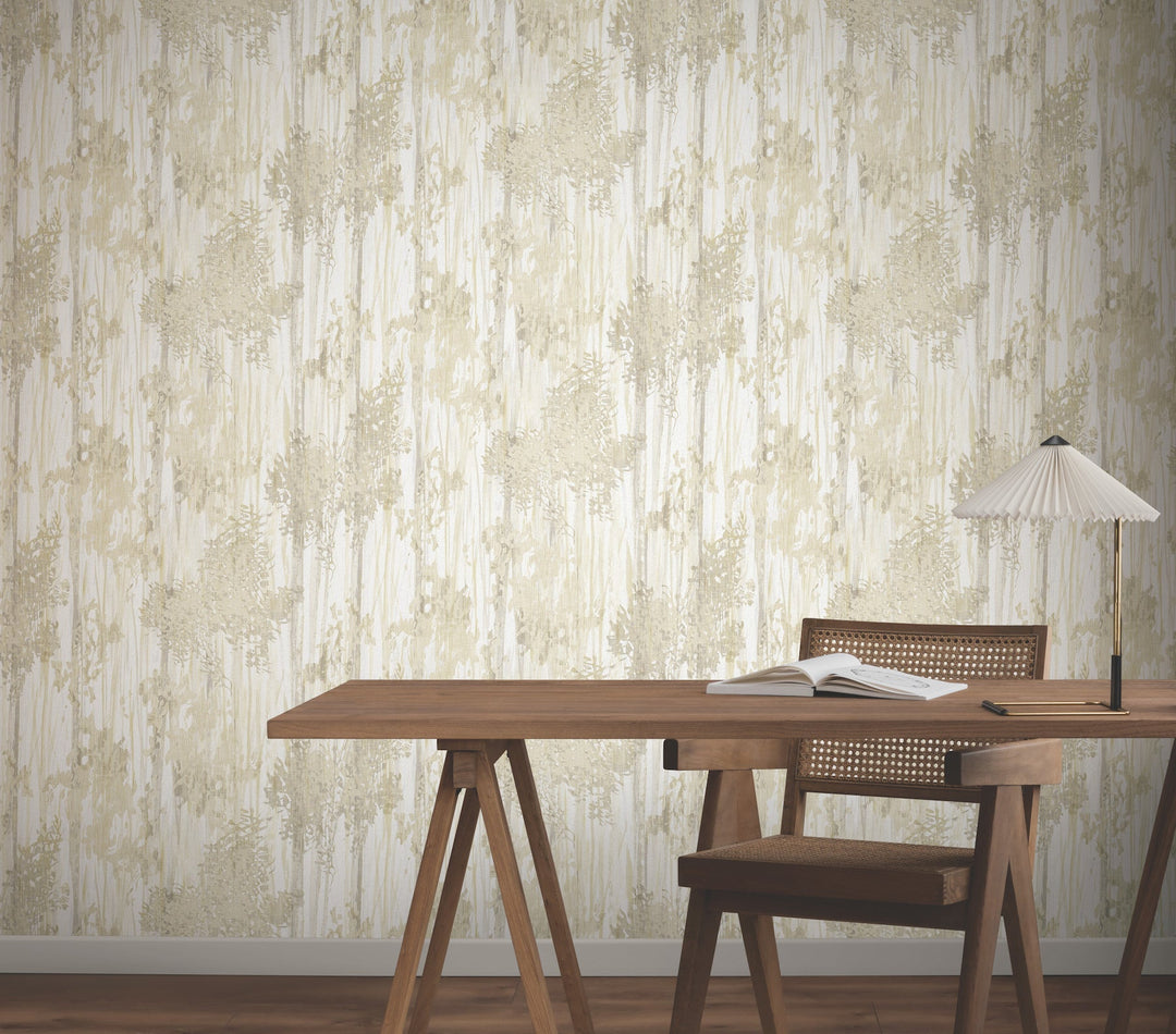Aspen Grove Sand Wallpaper by York Wallcoverings Designer