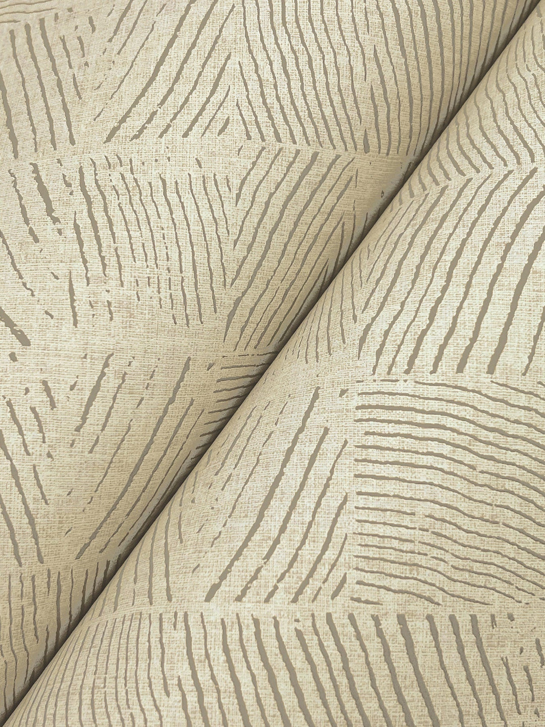 Woodcut Beige Wallpaper by York Wallcoverings Designer